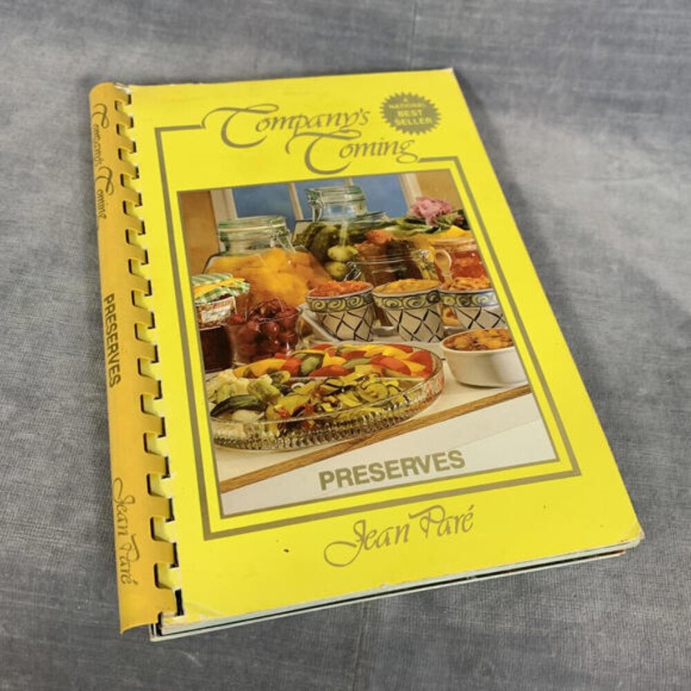 Companys Coming Preserves Spiral Cookbook Jean Pare Vintage 1994